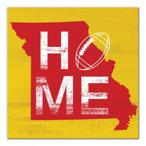 Designs Direct Creative Group Missouri Football State Pride 16x16 Canvas Wall Art