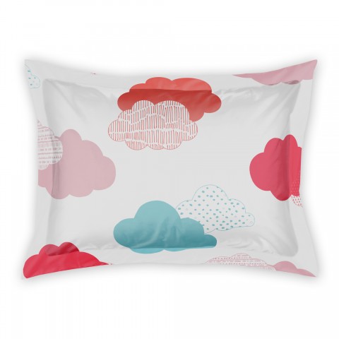 Pastel Clouds Standard Brushed Poly Sham