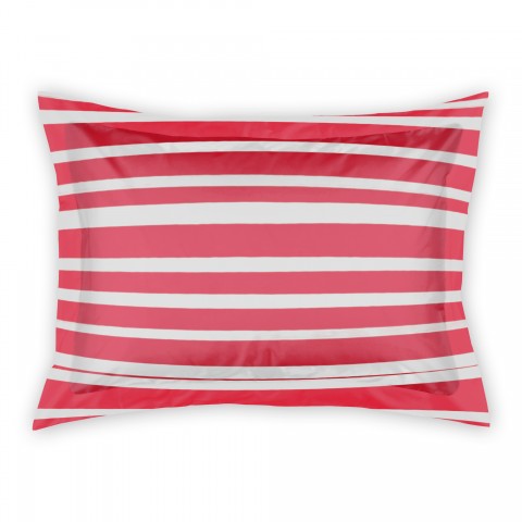 Pink Stripes Standard Brushed Poly Sham