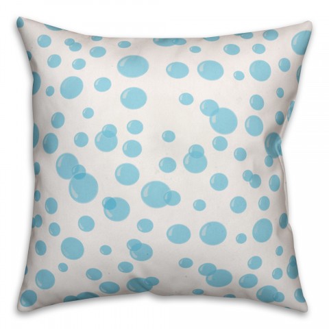 Bubbles 16x16 Spun Poly Pillow