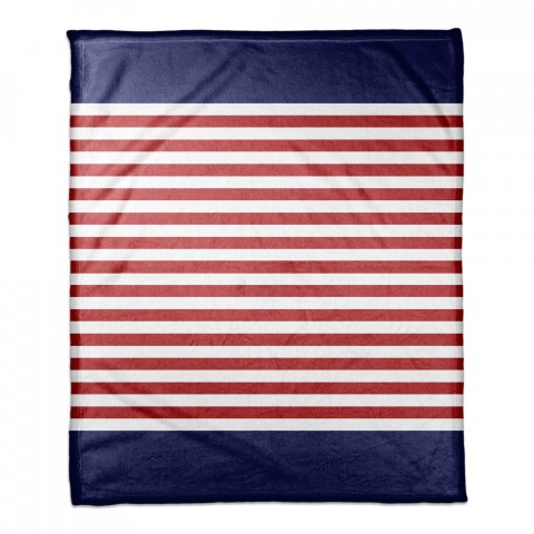 Nautical  50x60 Coral Fleece Blanket