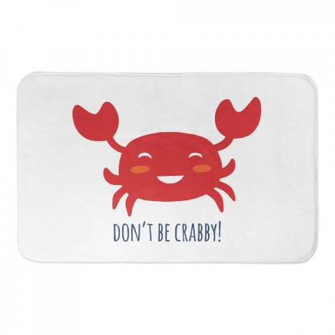 Don't Be Crabby 24x17 Bath Mat