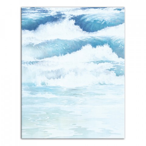 Crashing Open Waves Wall Art