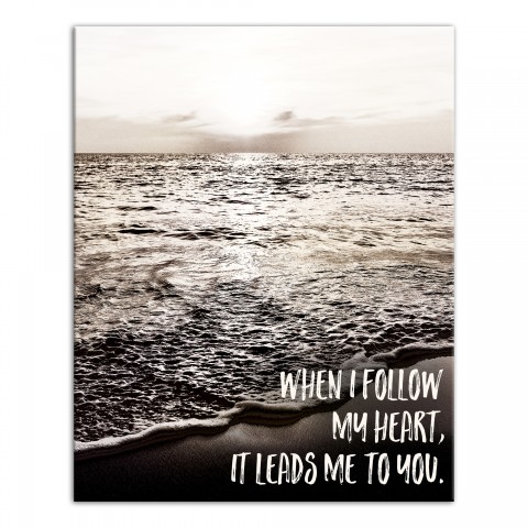 Sunset Beach  Wall Art