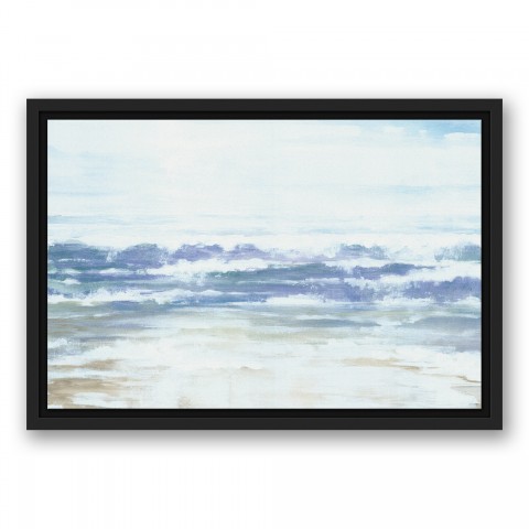 Blue Beach Waves Wall Art