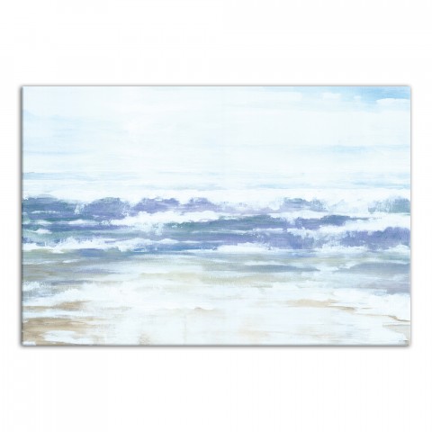 Blue Beach Waves Wall Art