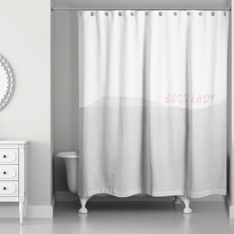Boss Lady 71x74 Shower Curtain
