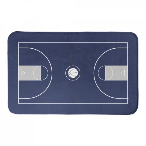Basketball Court 34x21 Bath Mat