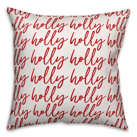 Holly Jolly Pillow