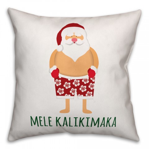 Santa Bathing Suit Pillow