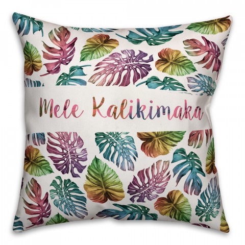 Tropical Christmas Pillow