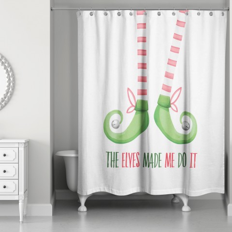 Elves Made Me 71x74 Shower Curtain
