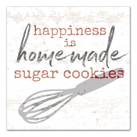 Happiness is Homemade 12x12 Canvas Wall Art