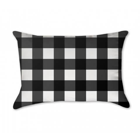 Black Buffalo Check 14x20 Spun Poly Pillow