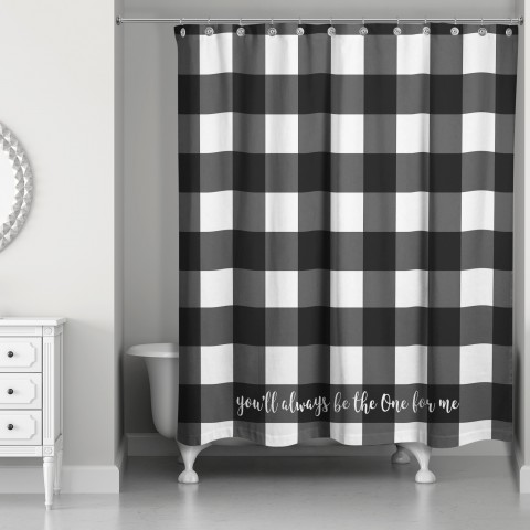 The One For Me 71x74 Shower Curtain
