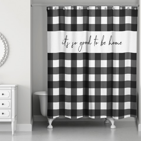 Good to be Home 71x74 Shower Curtain