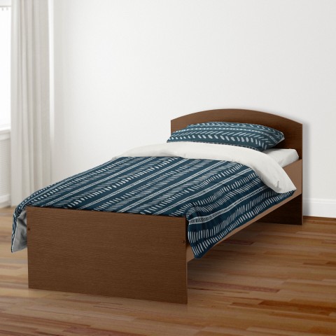 Navy Box and Dash Pattern Duvet