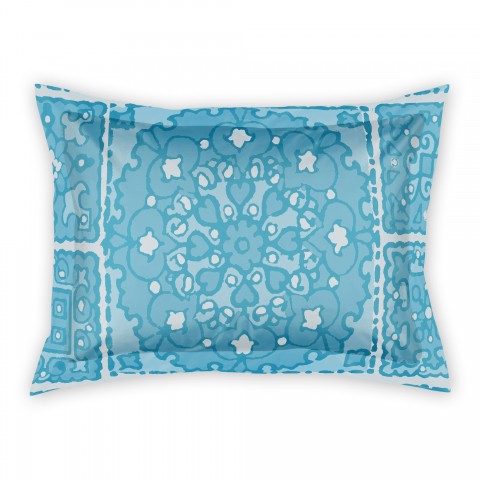 Blue Mandala Stamp Sham