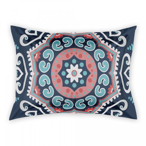Navy Mandala Sham