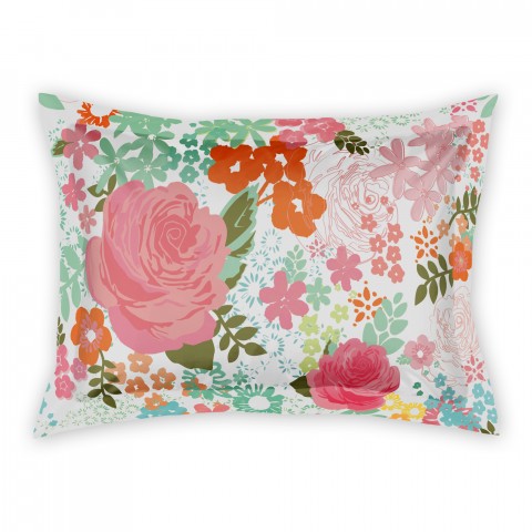 Retro Bright Blooms Sham