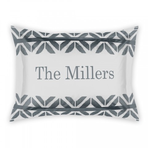 Gray Distressed Diamonds Sham