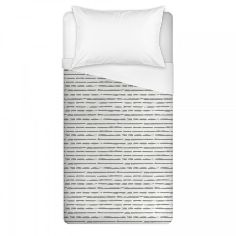 Taupe Brush Strokes Duvet