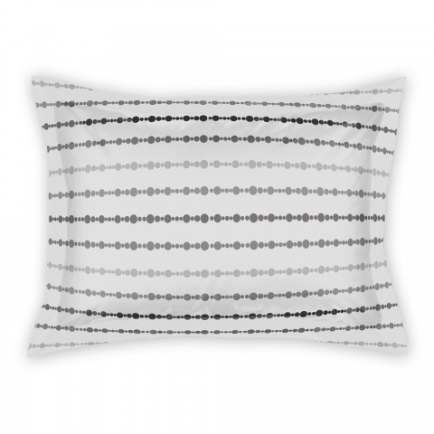 Neutral Dot Stripes Sham