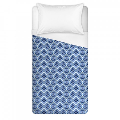 Blue Medallions Duvet