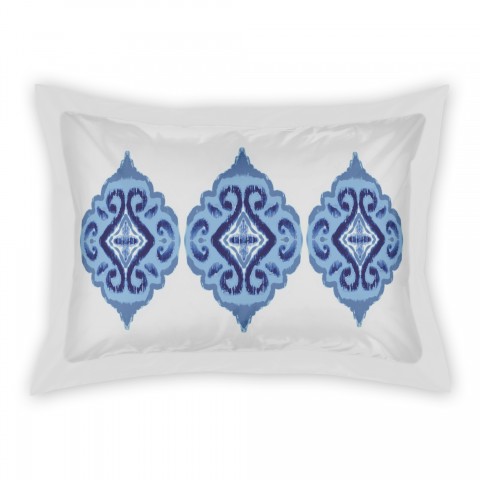Blue Medallions Sham