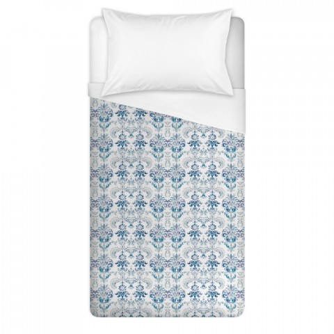 Blue Damask Duvet