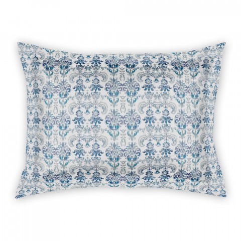 Blue Damask Sham