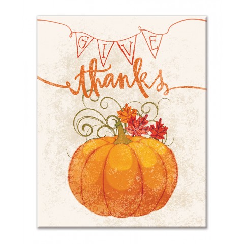 Give Thanks 8x10 Tabletop Canvas