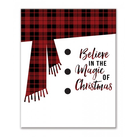 Believe in the Magic of Christmas 8x10 Tabletop Canvas