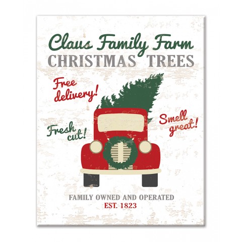 Claus Family Farm 8x10 Tabletop Canvas