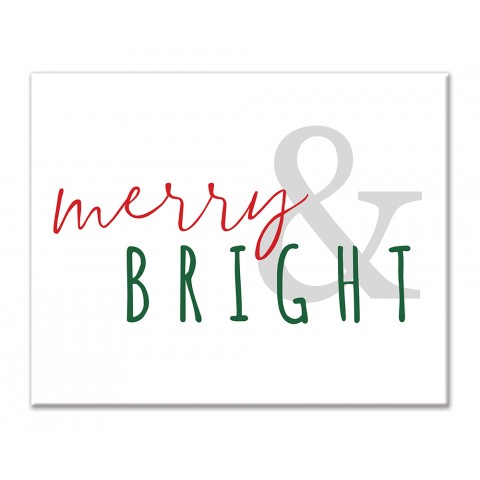 Merry & Bright 8x10 Tabletop Canvas