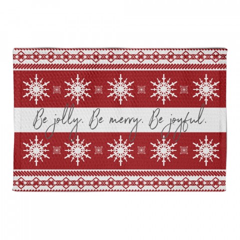 Be Jolly, Merry and Joyful 22.5x37 Area Rug