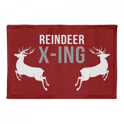 Reindeer X-ing 22.5x37 Area Rug