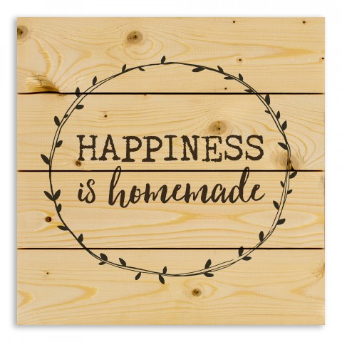 Happiness is Homemade 14x14 Pallet Wood Art