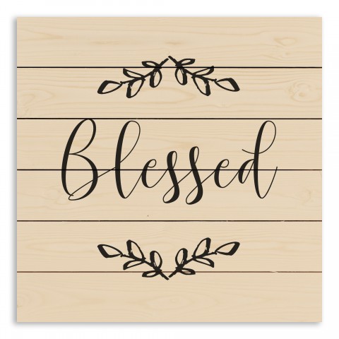 Blessed 21x21 Pallet Wood Art