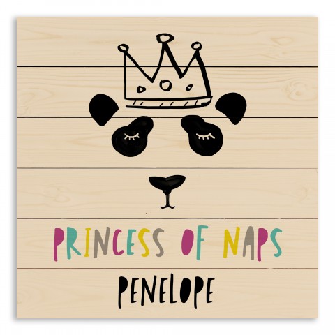Princess of Naps 21x21 Personalized Pallet Wood Art