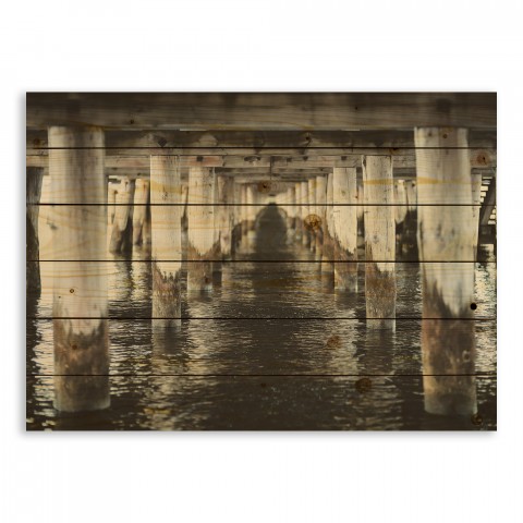 Under the Pier 30x21 Pallet Wood Art