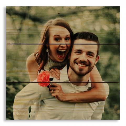 Photo Upload 10.5x10.5 Personalized Pallet Wood Art