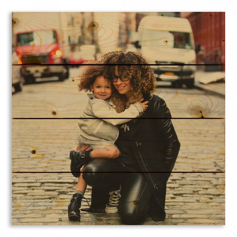 Photo Upload 14x14 Personalized Pallet Wood Art