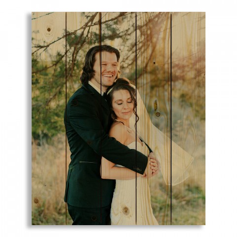 Photo Upload 18x22 Personalized Pallet Wood Art