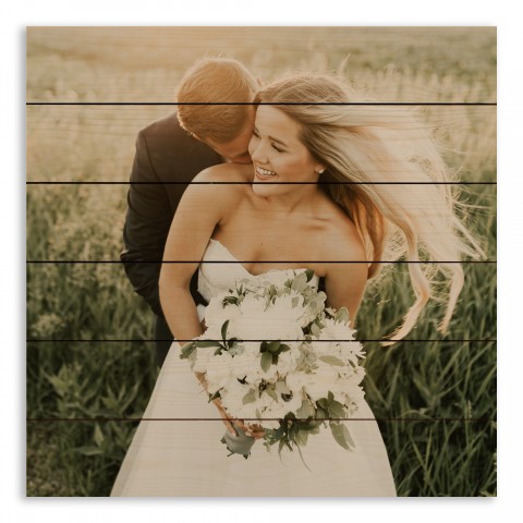 Photo Upload 21x21 Personalized Pallet Wood Art