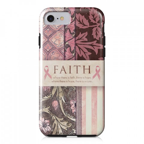  Faith Breast Cancer Awareness iPhone 7 Tough Case