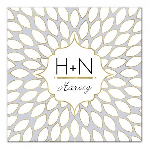 Personalized Initial Always Canvas Print