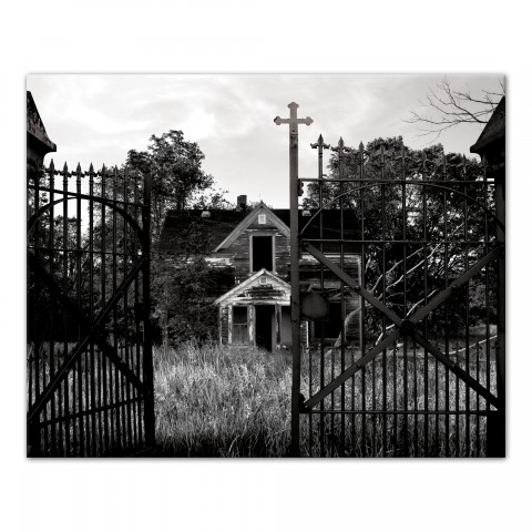 Haunted Gate 16x20 Canvas Wall Art