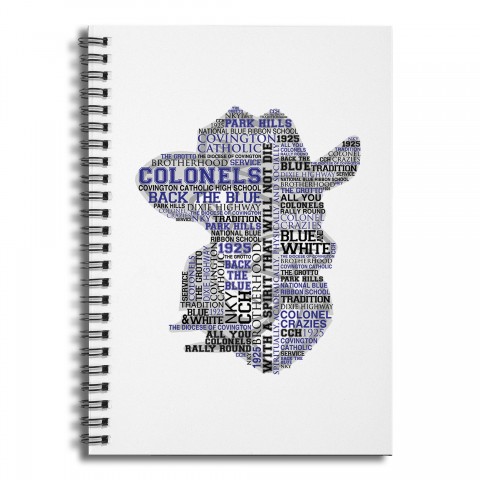 Mr. Colonel 6x8 Ruled Spiral Notebook