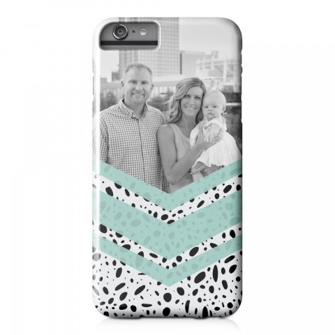 Dalmatian Mint iPhone 6 Plus Personalized Barely There Case